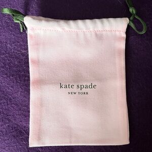 Kate Spade Light Pink Pouch with Green Accents